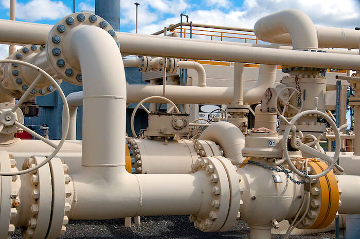 Natural gas pipes