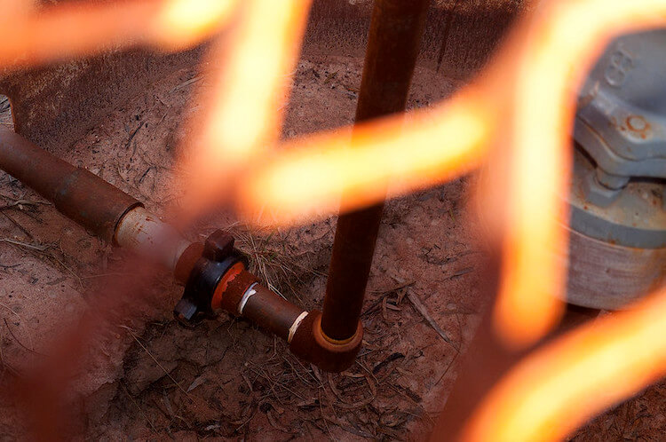natural gas pipe