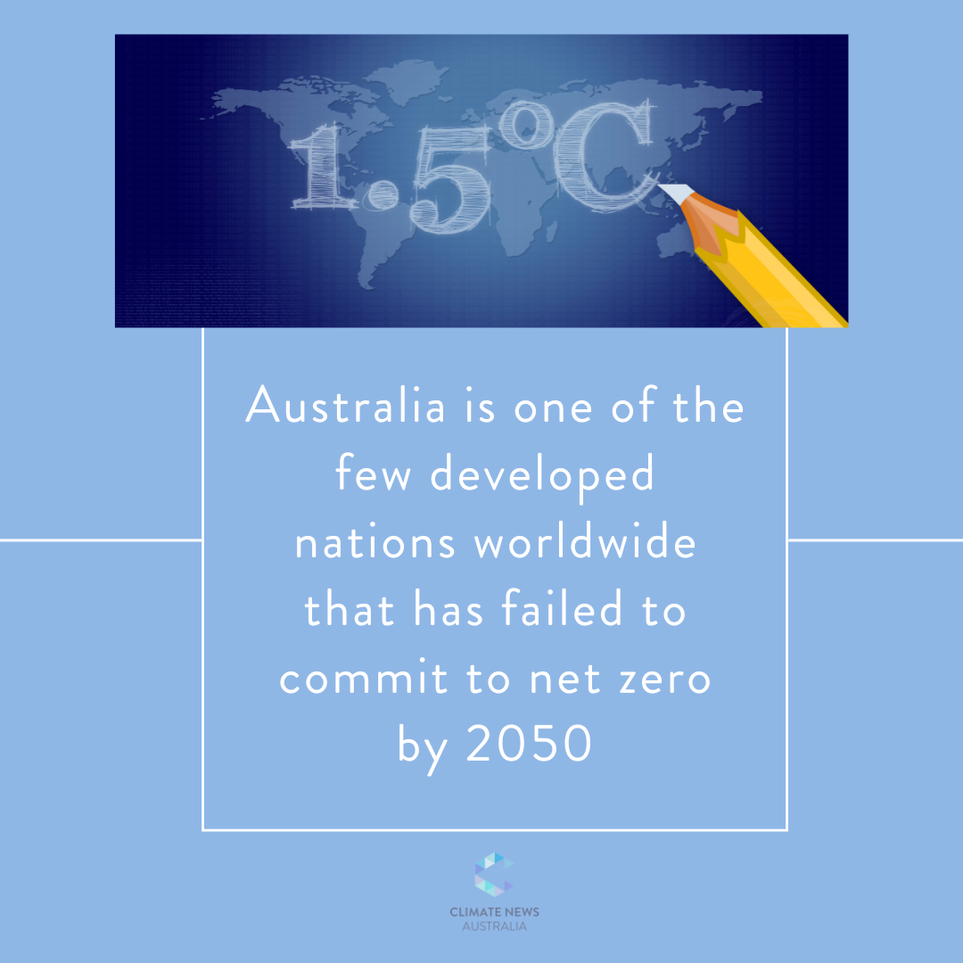 Graphic about Australia's net zero target