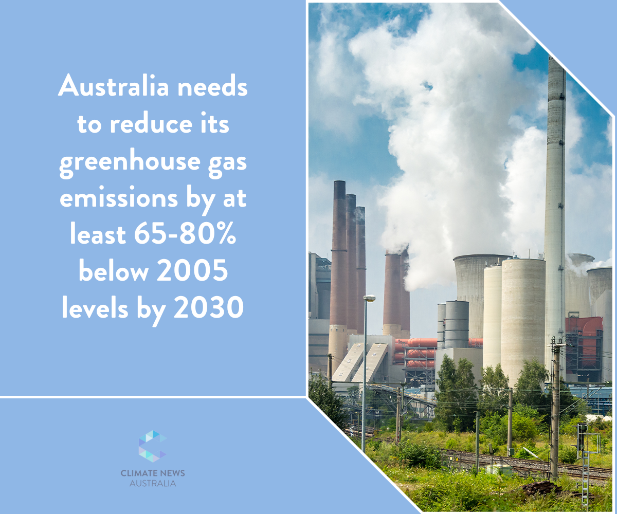 Graphic about Australia's greenhouse gas emissions