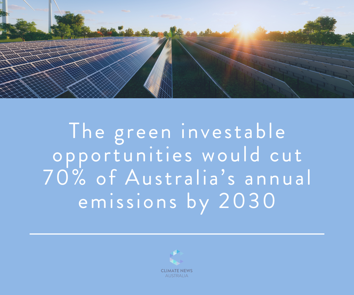 Graphic about green investable opportunities