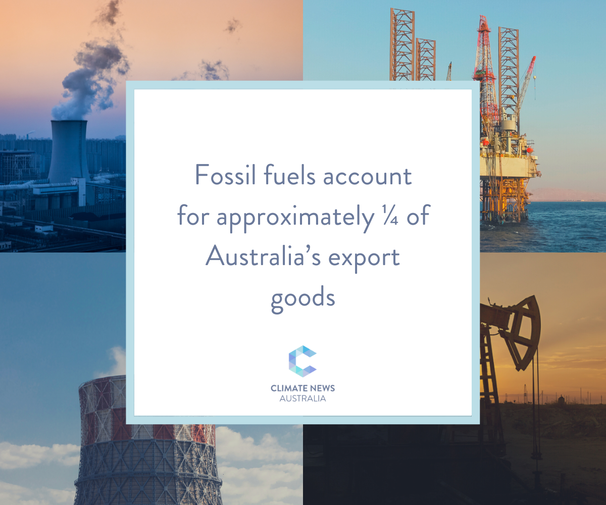 Graphic about Australia's export goods
