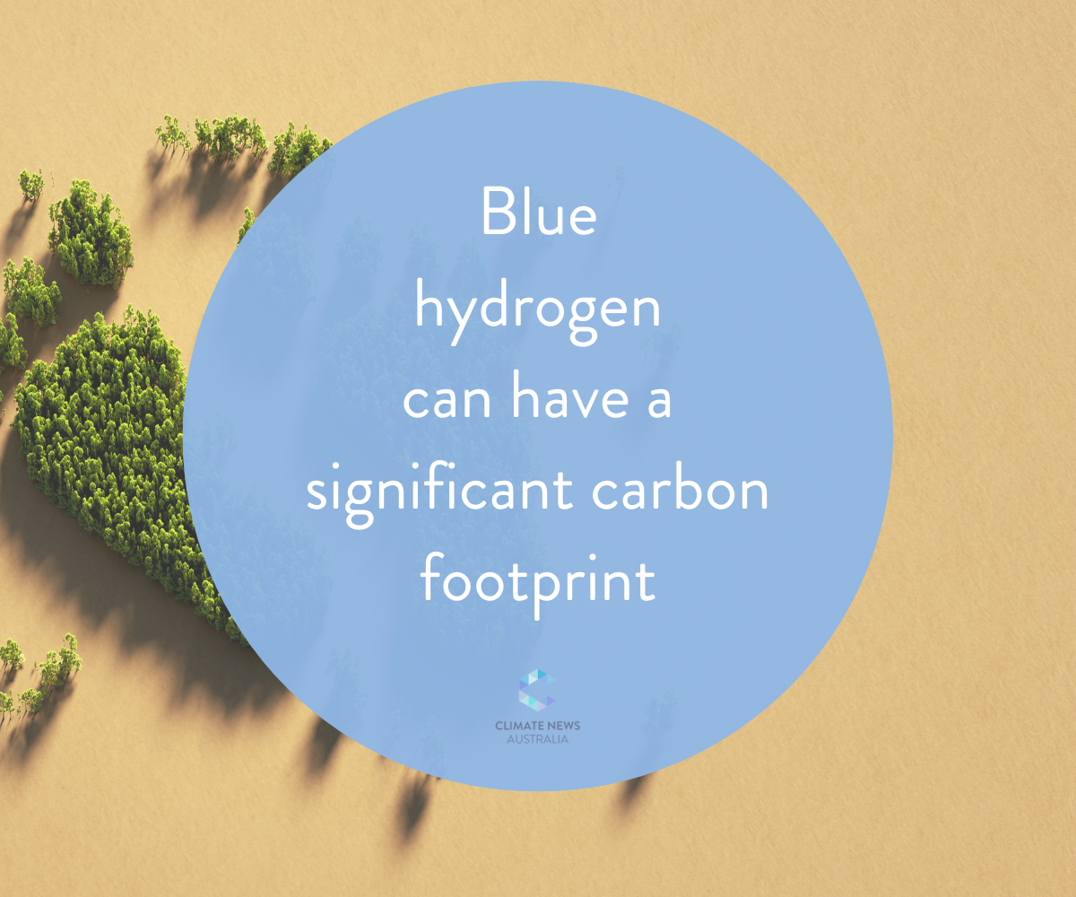 Graphic about blue hydrogen
