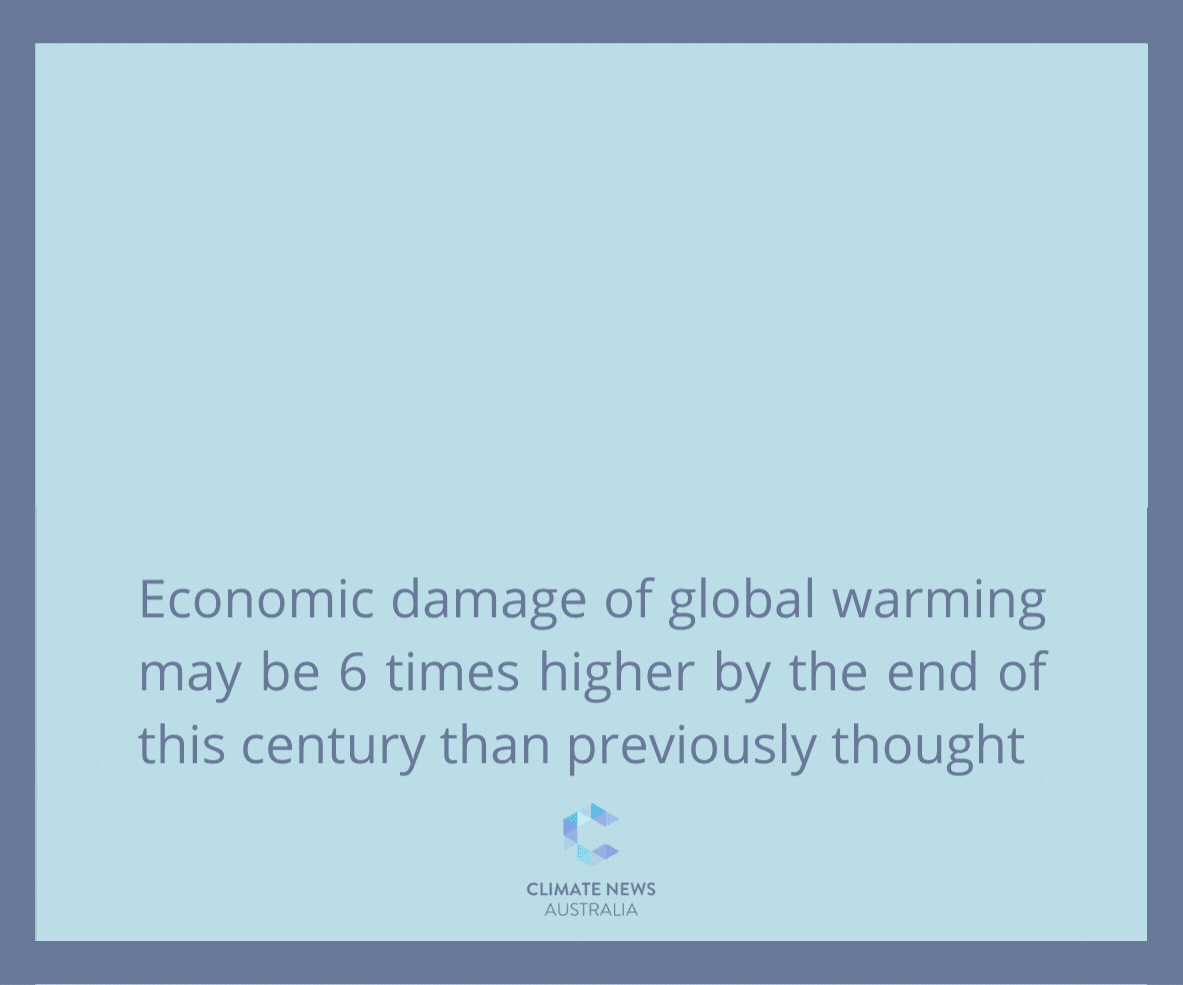 Economic damage of climate change