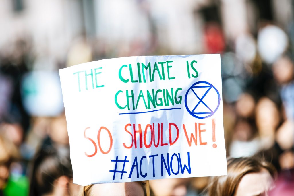 image of climate change demonstrations