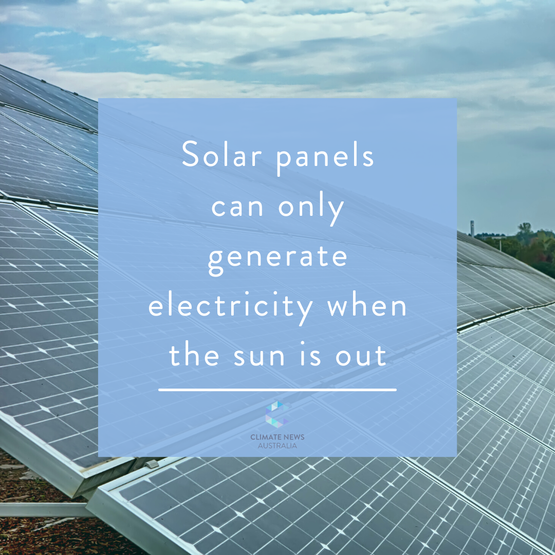 Graphic about solar panels