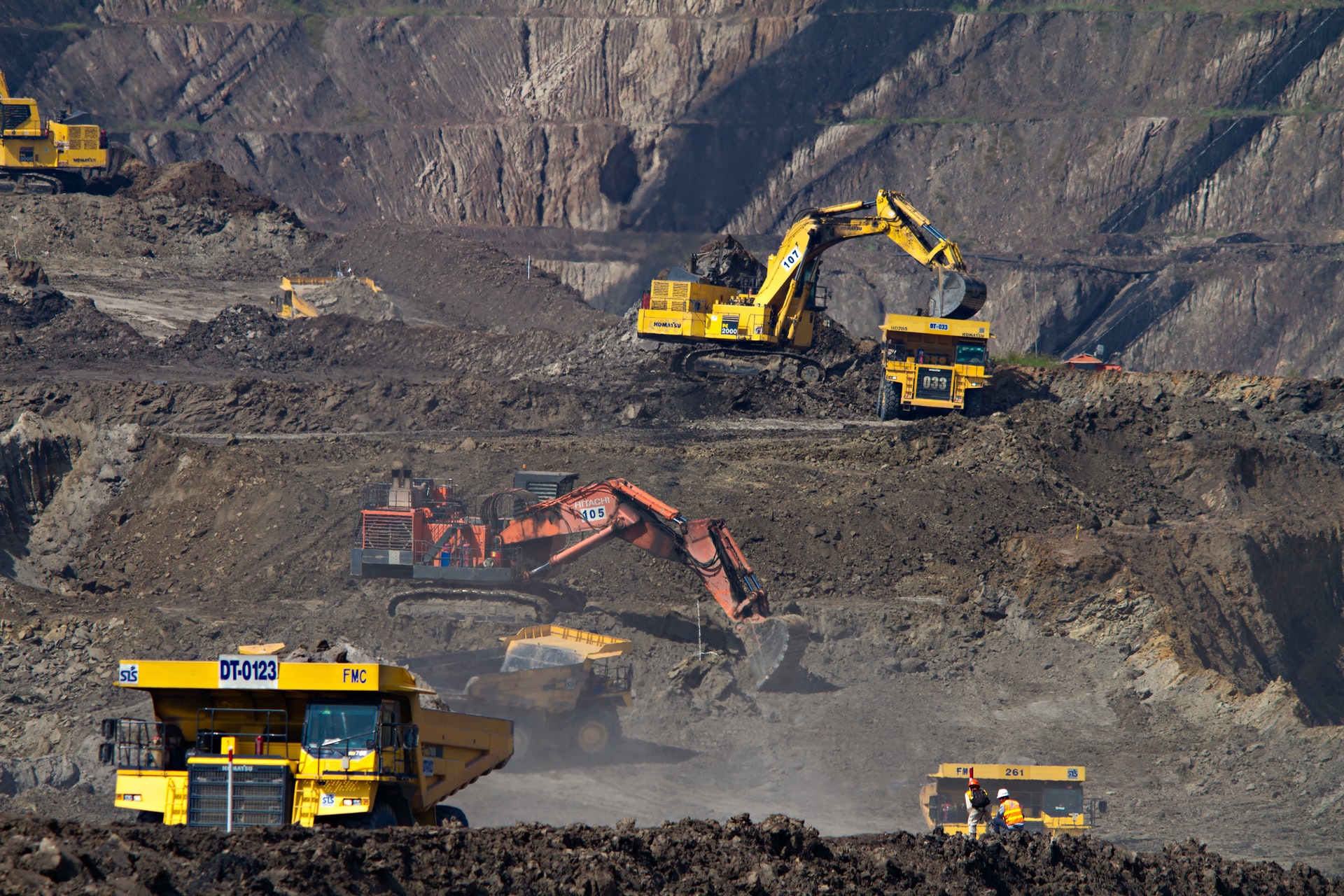 coal energy being mined