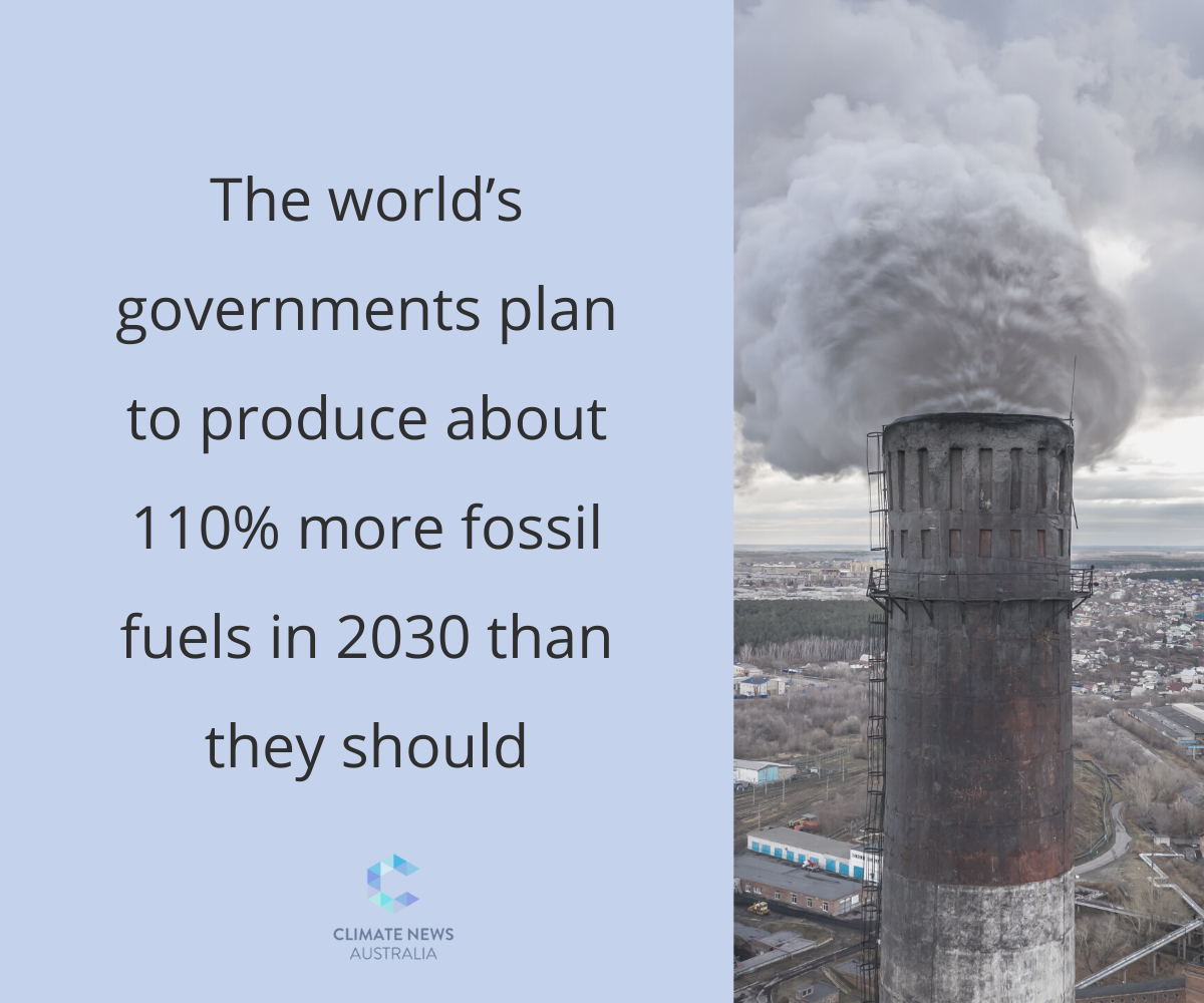 World’s governments plan for fossil fuel