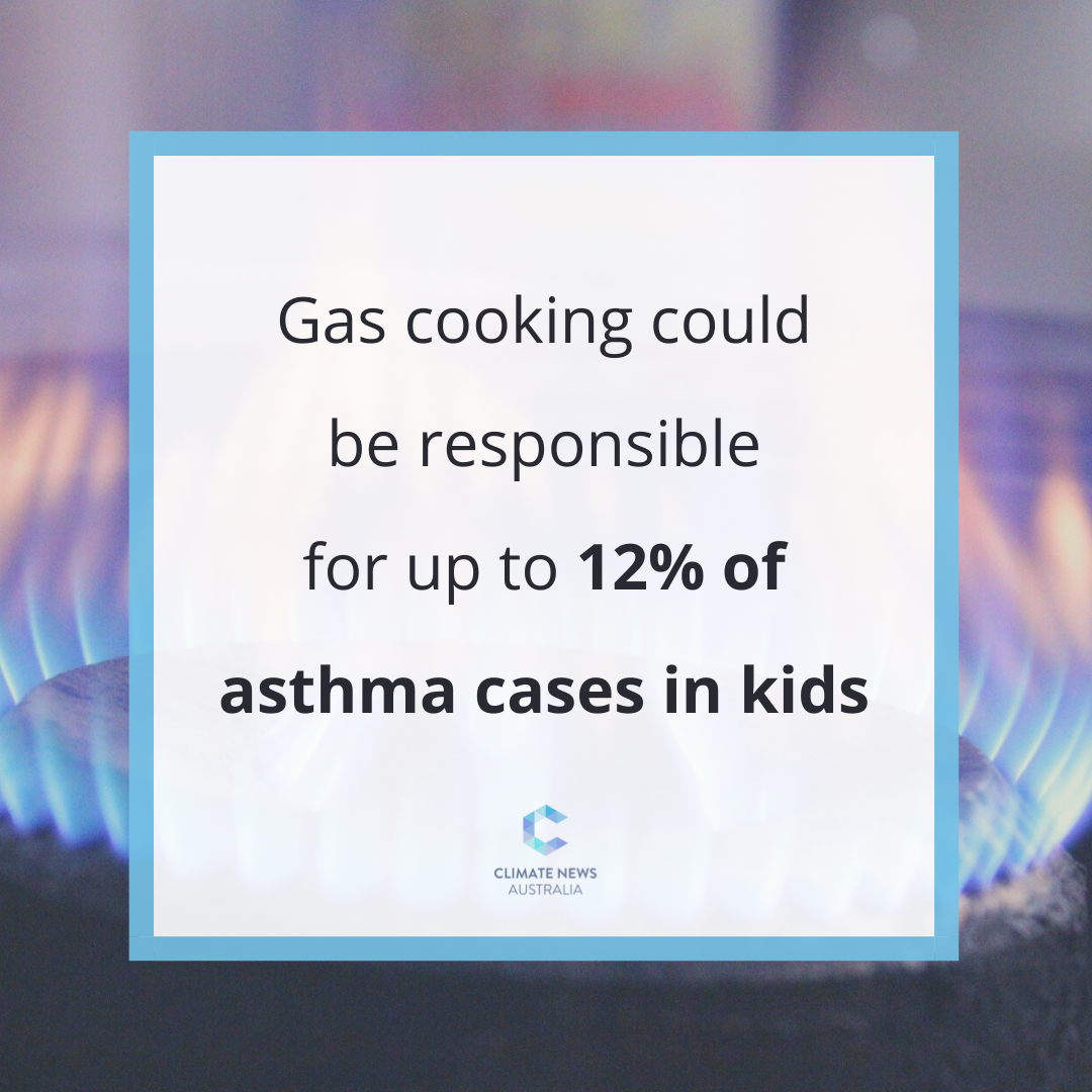 effects of gas cooking on kids