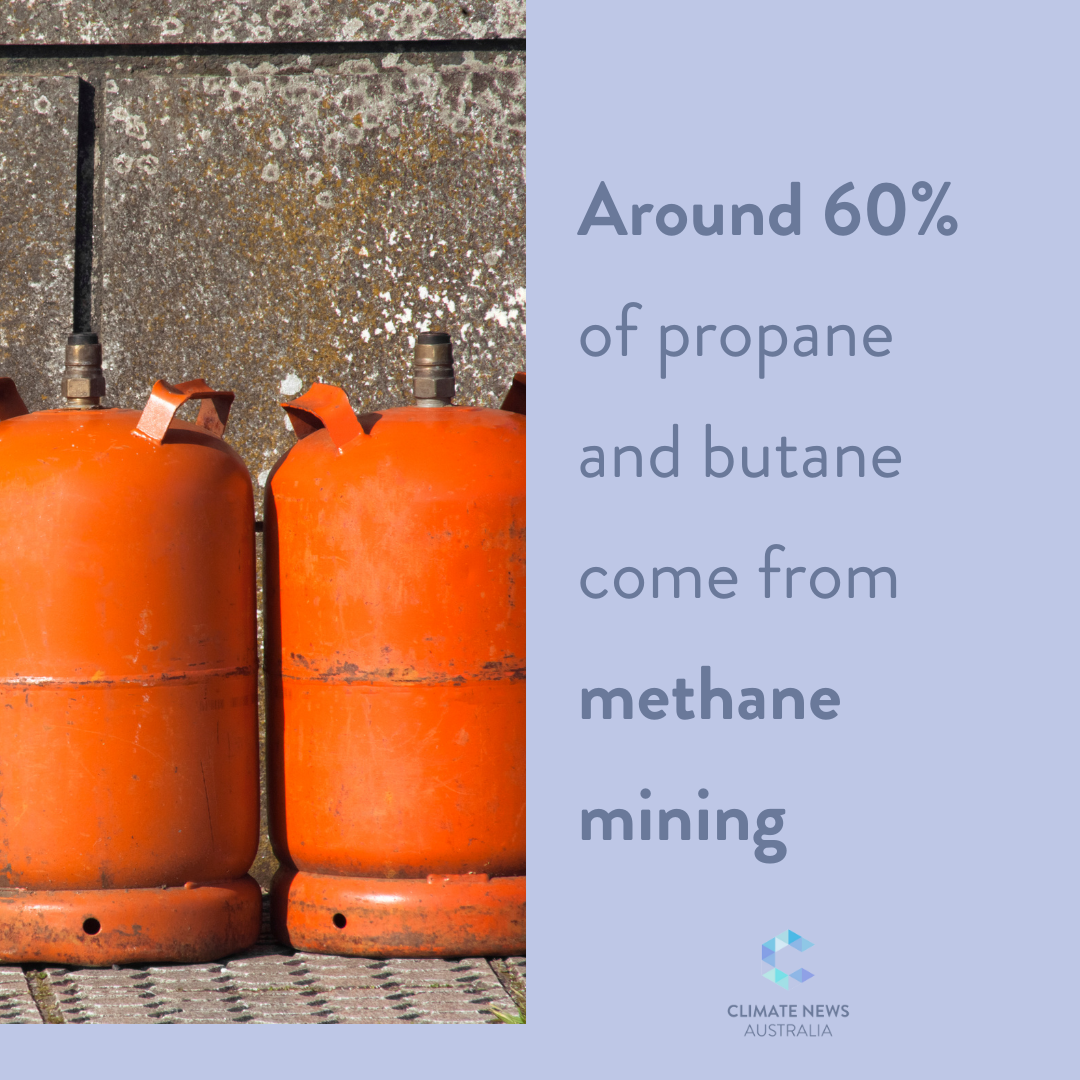 Graphic about propane and butane production