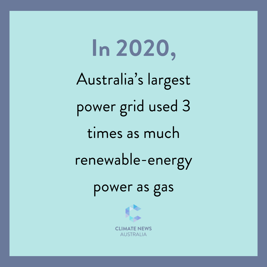 Graphic on Australia's power grid