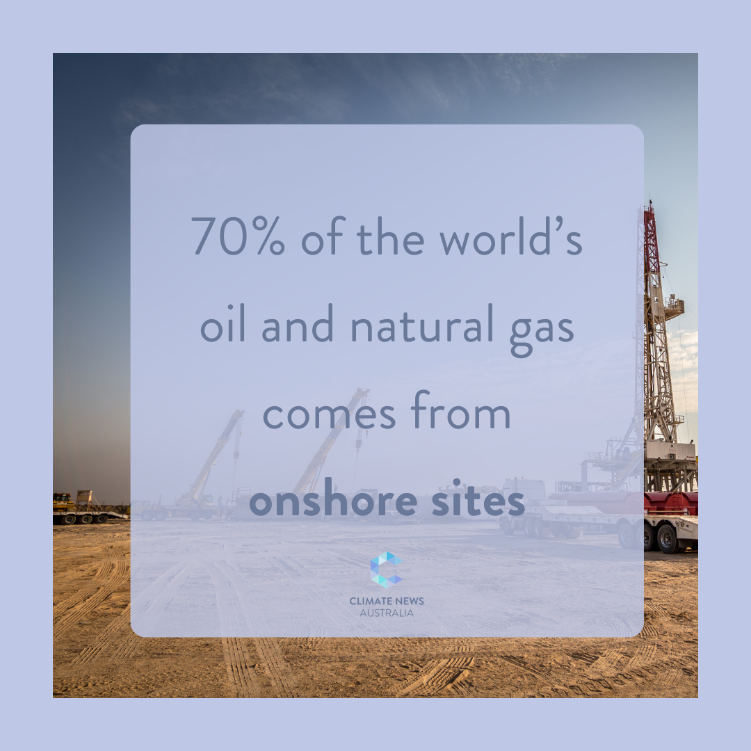Graphic about onshore sites
