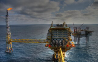 Offshore oil and gas rig