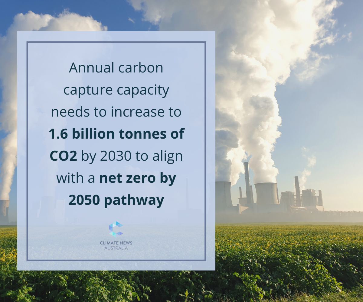 Annual carbon capture capacity
