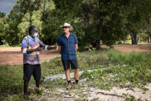 Dennis Tipakalippa and James Fowler from the Environment Centre NT