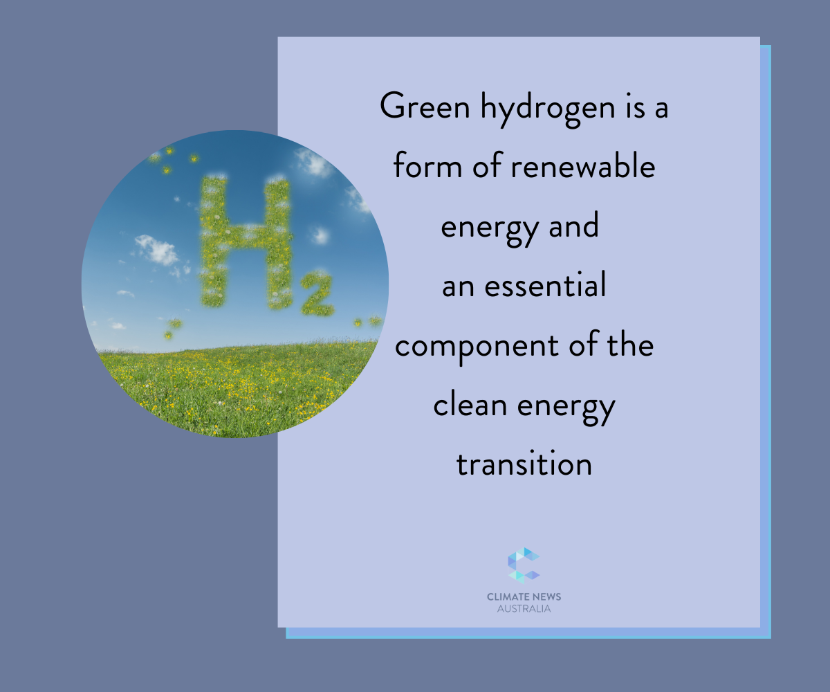 Graphic about green hydrogen